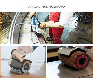 <span class=keywords><strong>Brosse</strong></span> <span class=keywords><strong>à</strong></span> tambour <span class=keywords><strong>à</strong></span> lamelles pour abrasifs de polissage pour machines de finition linéaires pour ébavurage et finition 120*100*19 - Product Image 6