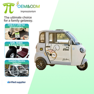 <span class=keywords><strong>Tricycle</strong></span> électrique motorisé fermé pour personnes âgées, certifié EEC, 1000W, 400kg, 4 places, IMP 2026 OEM - Product Image 1