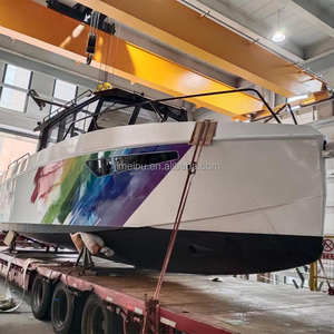 Yacht de luxe de 10,66 m (35 pieds) avec moteur hors-bord, bateau de pêche à cabine, yacht sportif, bateau de pêche à cabine en aluminium à coque en V - Product Image 2