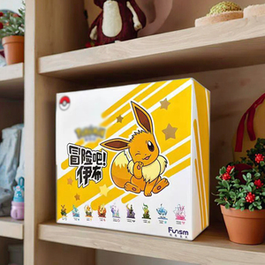 100% Original Funism japon Anime dessin animé Pokemoned Eevee V2 Kawaii PVC figurines 1/12 échelle 9 pièces/boîte aveugle boîte <span class=keywords><strong>mystère</strong></span> - Product Image 6