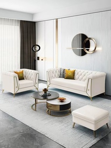 Cabine de canapé-lit en cuir de <span class=keywords><strong>première</strong></span> <span class=keywords><strong>classe</strong></span> nouveau canapé italien meubles de canapé design de salon - Product Image 2