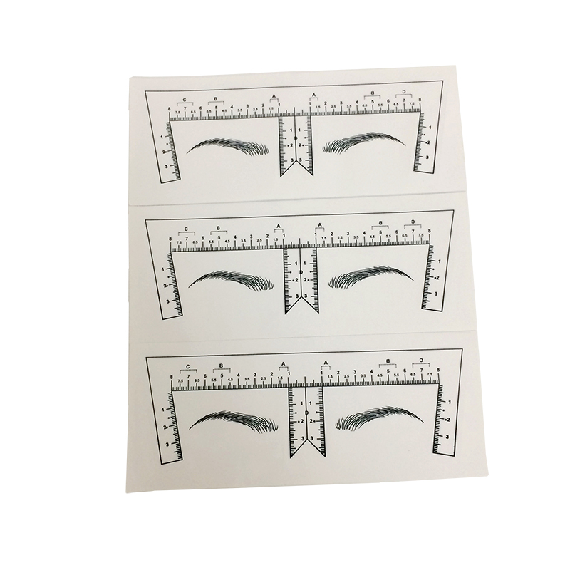 BerLin Microblading Disposable Eyebrow Ruler Sticker
