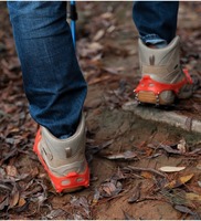 Crampons antidérapants en acier inoxydable à 19 dents pour chaussures, idéaux pour l'alpinisme, la randonnée et la traction sur la neige en extérieur