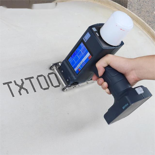 Al16 Large Character Dot Matrix Inkjet Printer High-Speed Handheld with Date Logo Coding for Wood Pipe Steel Plates