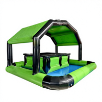 Dôme gonflable coloré de qualité commerciale en PVC, château gonflable pour enfants, idéal pour les fêtes en plein air, les événements et la location.