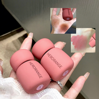 Rouge à lèvres liquide mat velours longue tenue, haute pigmentation, sans transfert, application douce, mini format mignon