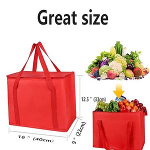 Bolsas Térmicas Reutilizables de Aluminio Impermeables para Entrega de Alimentos, Personalizadas con Impresión, Venta al Por Mayor - Product Image 2