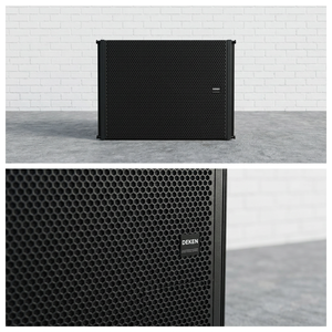 DEKEN SHOW L18B 1000W Altavoz de arreglo lineal de subwoofer único de 18 <span class=keywords><strong>pulgadas</strong></span>, contrachapado de abedul de 15 mm, sub-baja de expansión volable para SHOW L210 - Product Image 1