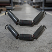 Galet de convoyeur industriel en acier personnalisé pour système de transport de charbon, pièce d'équipement de manutention, fabriqué en Chine