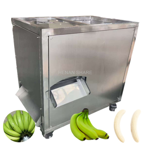 Machine à éplucher les bananes brutes industrielles Machine à broyer les peaux de bananes Outil à éplucher les fruits à peau verte - Product Image 1