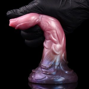 DL-B2011 Alien Cannibal Flower Dildo de Doble Capa de Silicona, Tapón Anal, Estimulador de Punto G para Masturbación Vaginal Femenina, Proveedor de Artículos Sexuales - Product Image 1