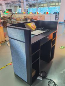 Multifunktionaler Empfangs-LED-Standbildschirm P1.86 P2.5 Beweglicher Frontdesk-LED-Bildschirm für LED-DJ-Stand Videodisplay - Product Image 3