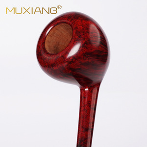 MUXIANG Briarwood Smoking Pipe Straight Stem 3mm Mouthpiece Handmade Tobacco Pipe Set - Product Image 2