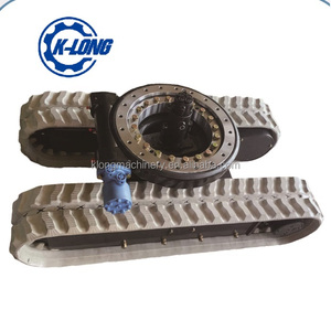 Customized 1ton 2ton 3ton 4ton 5ton <strong>Rubber</strong> Crawler <strong>Track</strong> Undercarriage for Mini Excavator Loader With Rotary Joint - Product Image 5
