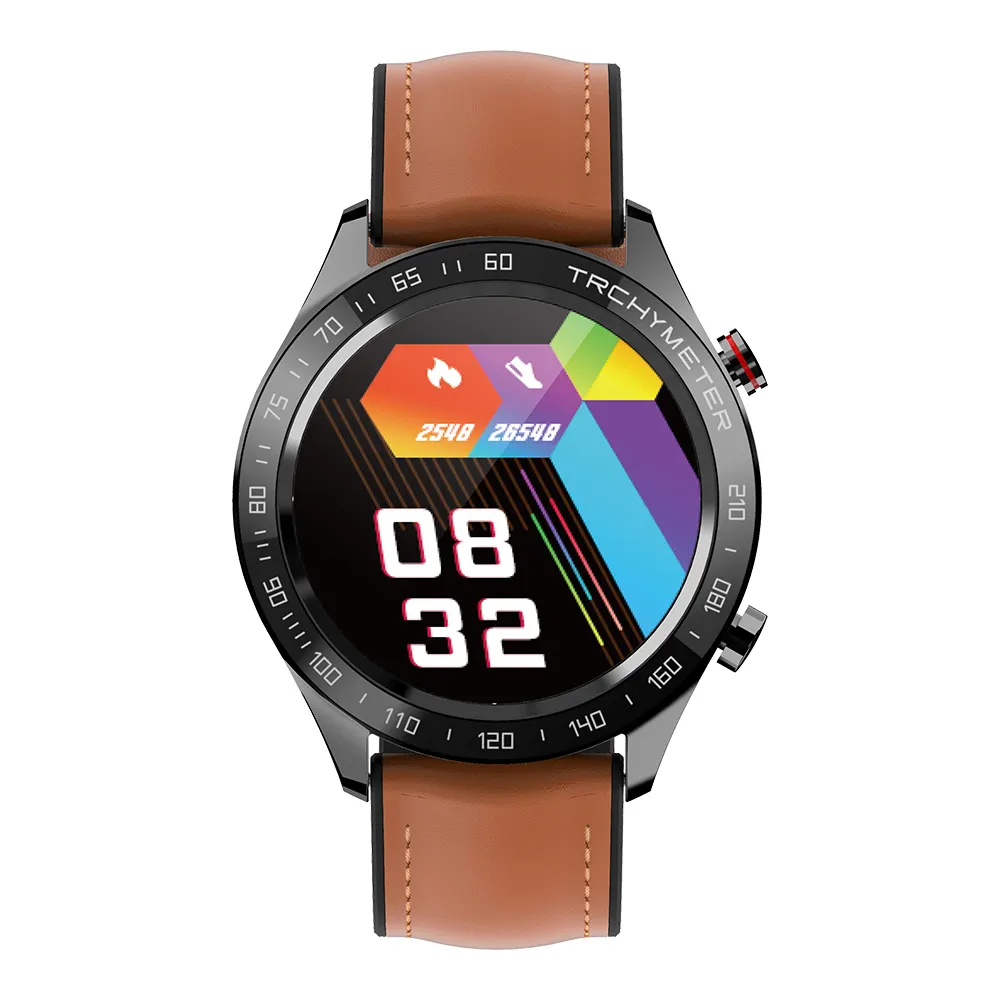 Sma Hartslag Sport Motion Tracking R5 Smart Horloge Ronde Wijzerplaat Oem Odm Gezondheidszorg Slimme Horloge