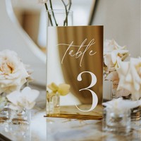 Marque-places de table de mariage en acrylique blanc, imprimés UV, durables, écologiques, panneau de présentation moderne, créatif et personnalisable pour table