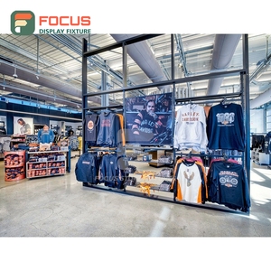 Latest Design Boutique Store Brushed Stainless Steel Display Furniture Store Design Service Boutique Store - Product Image 1