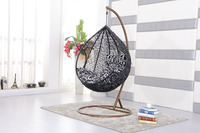 Fauteuil suspendu en forme d'œuf avec coussin amovible, réduit la fatigue, faible MOQ, livraison rapide