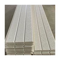 Panel de Falso Techo de PVC de 30cm Blanco Puro, Placa de Techo de PVC, Plafón de PVC para Cielo Raso