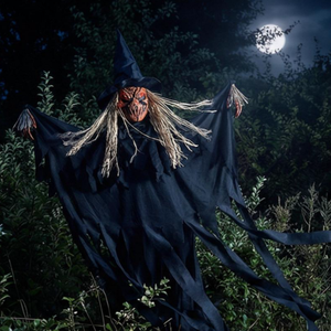 Bruja Fantasma Animatrónica Colgante con Sonido - Accesorio <span class=keywords><strong>de</strong></span> Bruja Oscilante con Efecto <span class=keywords><strong>de</strong></span> Sonido para Decoración <span class=keywords><strong>de</strong></span> Casa Embrujada <span class=keywords><strong>de</strong></span> Halloween - Product Image 2