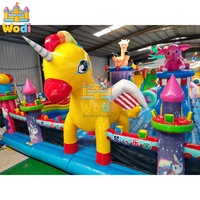 Parc de jeux gonflables sur le thème de la jungle, en PVC imperméable, pour usage commercial