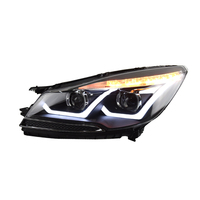 Phare de voiture pour Ford Kuga Escape 2013-2016, ensemble de phares LED automatiques, lentille bifocale, lampe avant, accessoires en promotion