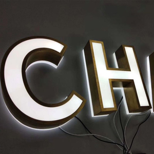 Letras iluminadas con LED 3D alimentadas por energía solar resistentes a la intemperie para centros comerciales al aire libre Hotel Resorts y señalización de campus corporativos - Product Image 2
