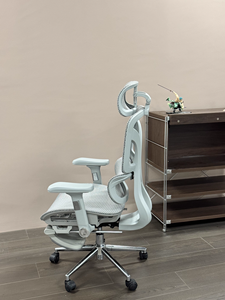 Sillas de Oficina de Diseño Moderno al por Mayor, Sillas de Computadora de Malla Metálica Ajustables y Ergonómicas con Embalaje - Product Image 6