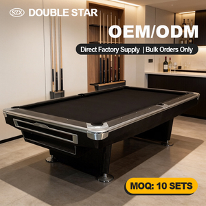 Classic 8FT 9FT Billiard Table With 25mmJiujiang Slate Bed & Premium Rubber Cushions Wood SZX-B002 SZX-B002 - Product Image 5