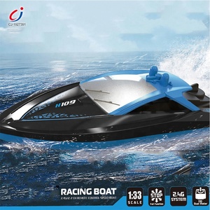 Chengji <span class=keywords><strong>RC</strong></span> máy bay phản lực Thuyền tốc độ cao đua tàu thiết kế mát mẻ 2.4 Gam không thấm nước Ba cách thuyền điều khiển từ xa cho đồ chơi - Product Image 3