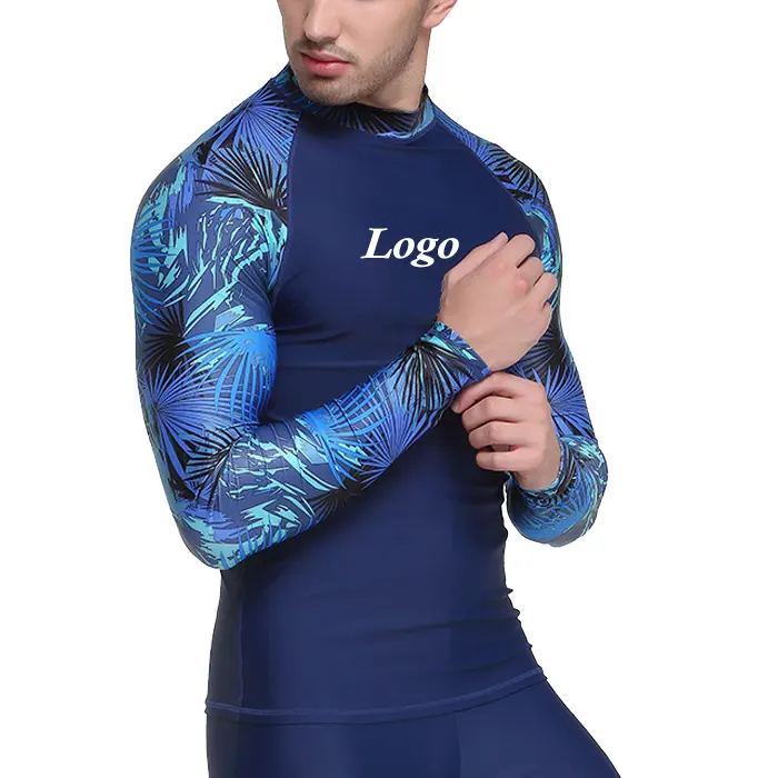 कस्टम लोगो बनाने की क्रिया मुद्रण लंबी आस्तीन आधार परत सर्फिंग के लिए wetsuit स्कूबा डाइविंग सूट पुरुषों
