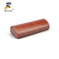 Vente en gros Advantage RHC908 Etui à lunettes personnalisé Etui à lunettes en cuir Etui à lunettes en PU avec logo personnalisé