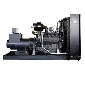 Generator diesel elektrik, generator diesel 3 fase terbuka, daya 220KW/275KVA untuk penggunaan di rumah