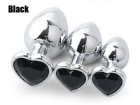 Tapón Anal de Acero Inoxidable con Cristal, 3 Tamaños, Desmontable, Estimulador, Juguetes Sexuales Anales, Masajeador de Próstata, Dildo