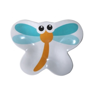 OEM plástico de los niños de platos plato de melamina de niños postre libélula de melamina de placas para casa, restaurante - Product Image 1