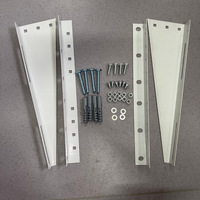 Support de montage pour compresseur de climatiseur split 1-3P 5P, taille 420*420mm, support de climatiseur haute résistance pour fenêtre