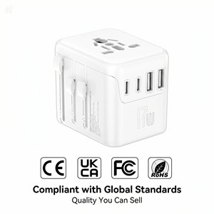 Caricatore Universale All-in-One con Convertitore <span class=keywords><strong>di</strong></span> Tensione Integrato, Spina Type-C, Adattatore da Viaggio 45W PD per Regno Unito, Stati Uniti, UE, Australia, per Dispositivi Elettronici ad Alta <span class=keywords><strong>Potenza</strong></span> - Product Image 6