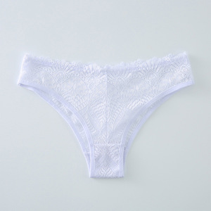 Mutandine da donna a vita bassa in pizzo, intimo invisibile senza cuciture in nylon con taglie S/M/L/XL - Product Image 2