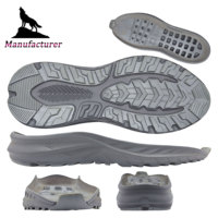 Suela Deportiva Wolf Brand Ligera de Alta Elasticidad EVA TPR para Zapatillas Profesionales Antideslizante y Resistente al Desgaste