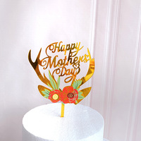 Décoration de gâteau personnalisée en acrylique, nom gravé au laser, pour mariage ou anniversaire