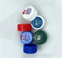 Bouchon à vis en plastique multicolore de 55 mm à col haut, de qualité alimentaire, antivol, pour seau d'eau jetable de grande taille, bouchon à vis de 55 mm