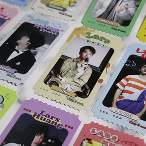 Tùy chỉnh Kpop <span class=keywords><strong>photocards</strong></span> Banner vé cả hai bên Holographic in tráng giấy Poster cho các sự kiện - Product Image 4