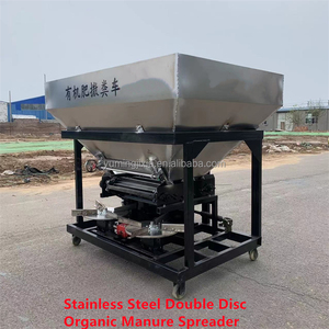 Esparcidor <span class=keywords><strong>de</strong></span> Fertilizante <span class=keywords><strong>de</strong></span> Doble Disco <span class=keywords><strong>de</strong></span> Acero Inoxidable, para Fertilizante Orgánico Granular, Compatible con Maquinaria <span class=keywords><strong>de</strong></span> Aplicación Agrícola - Product Image 3