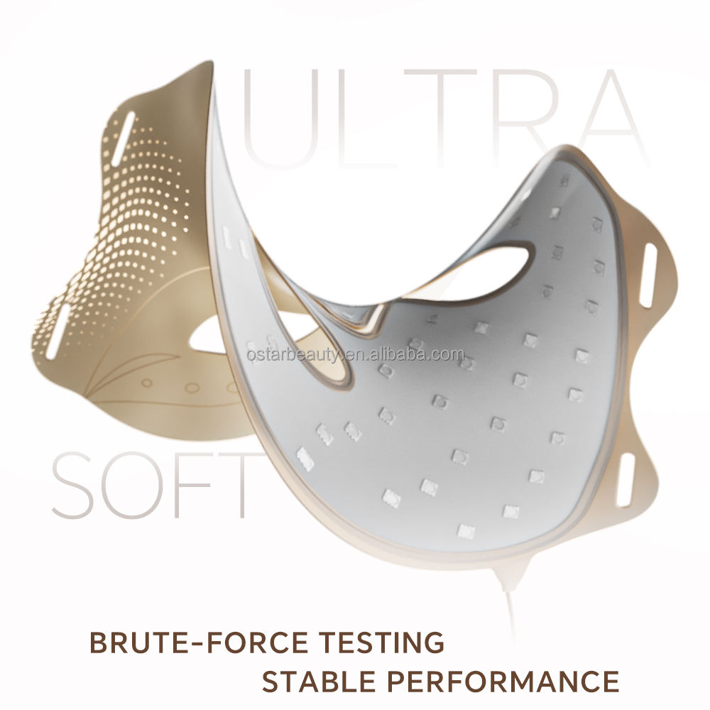 ORANGLES Dr. Bioled IPX7 Waterproof Silicone LED Face Mask | 7-Color Light Therapy with Infrared for Facial Whitening & Anti-Aging – orangles Kuwait - angled perspective - presenting advantages - Image 4 of 6 | fits any environment | Purchase Dr. Bioled IPX7 Waterproof Silicone LED Face Mask | 7-Color Light Therapy with Infrared for Facial Whitening & Anti-Aging – orangles Kuwait Michigan | Free Shipping ORANGLES