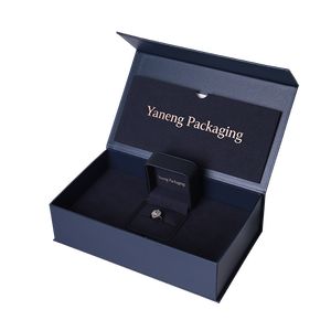 Factory Wholesale Customizable <b>Box</b>-in-<b>box</b> <b>Rings</b> Earrings Pendants <b>Box</b> Custom Logo Lining Jewelry <b>Box</b> for Wedding Engagement - Product Image 2