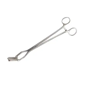 Laparoscópico reutilizable instrumentos quirúrgicos de sutura purstring dientes bolso fórceps 8 dientes o 9 dientes