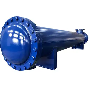 Cool shell and tube water cooled condenser chemical heat exchanger