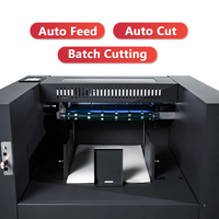 Máquina de Corte de Etiquetas Digital A3+ con Alimentación Automática, Motor Servo, Cortadora de Etiquetas Multihoja para Vinilo, para Cortar Adhesivos de Vinilo