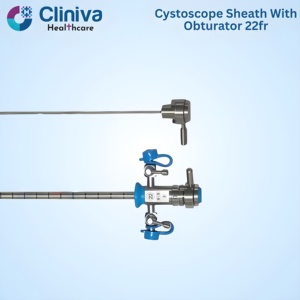 Gaine de cystoscope avec obturateur 22Fr en acier inoxydable, instrument d'endoscopie urinaire, équipement chirurgical réutilisable - Product Image 3