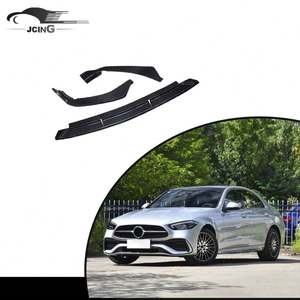 Labbro Splitter paraurti anteriore auto in fibra di carbonio 3 pezzi per <span class=keywords><strong>Mercedes</strong></span> W206 C200 C300 4-Door 2022 - Product Image 1